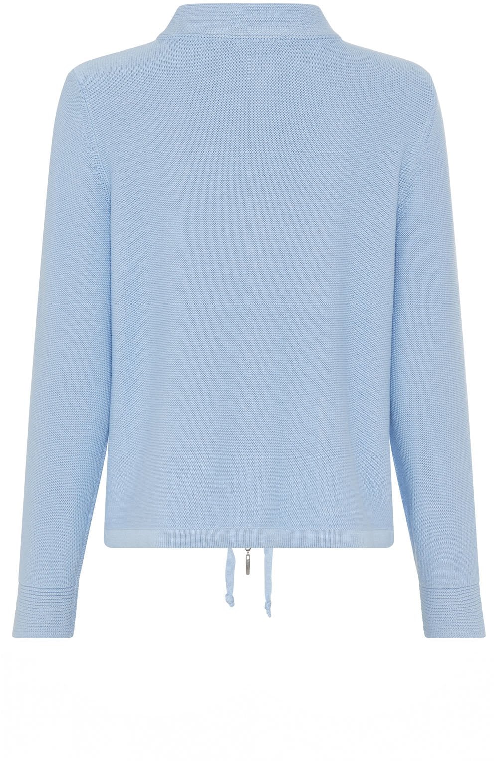 Light Blue Drawstring Henny Cardigan