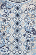 Light Blue Floral Clara Top