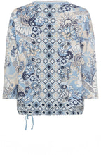 Light Blue Floral Clara Top