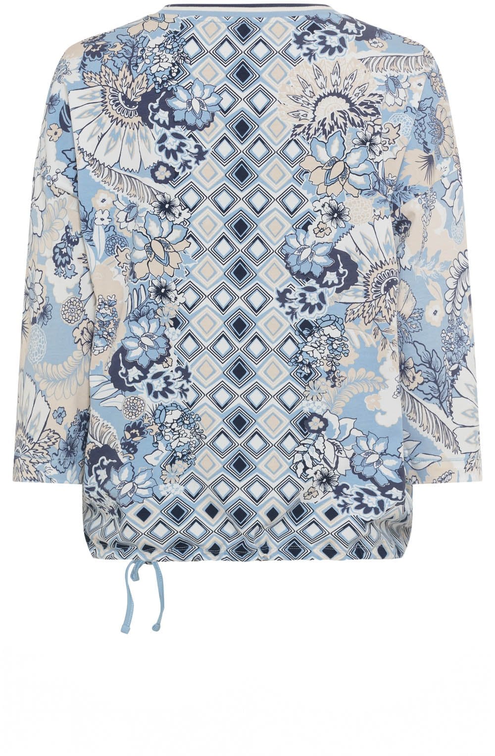 Light Blue Floral Clara Top