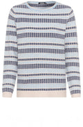 Light Blue Melange Textured Knit Henny Jumper