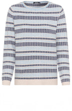 Light Blue Melange Textured Knit Henny Jumper