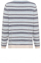Light Blue Melange Textured Knit Henny Jumper