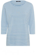 Light Blue Striped Hannah Top