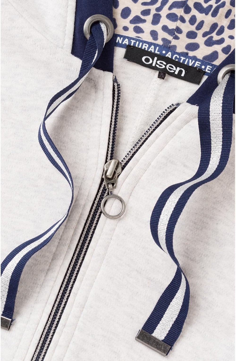 Light Grey Hooded Sweatshirt
