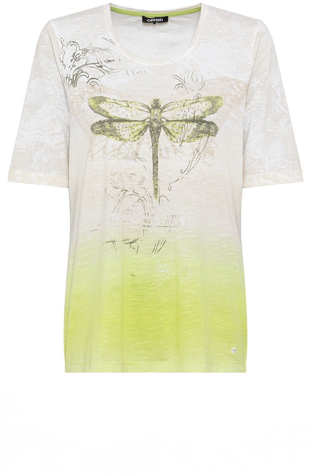 Light Lime Dragonfly T Shirt