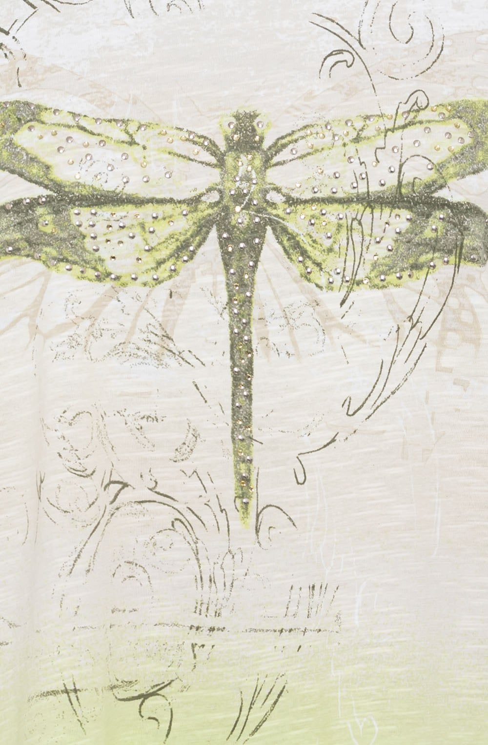 Light Lime Dragonfly T Shirt