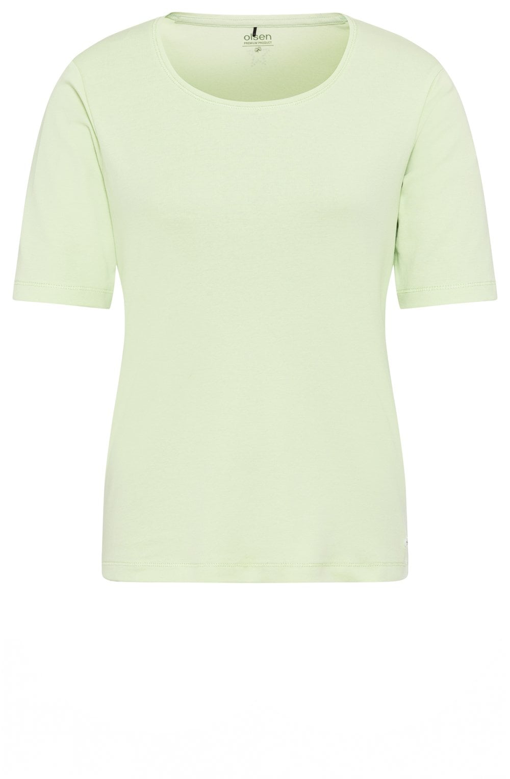 Light Lime Round Neck Edda T Shirt