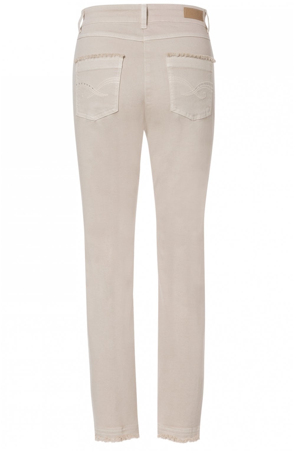 Light Sand Mona Slim Jeans