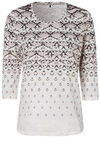 Light Sand Patterned Top