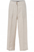 Light Sand Striped Culottes