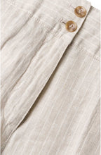 Light Sand Striped Culottes