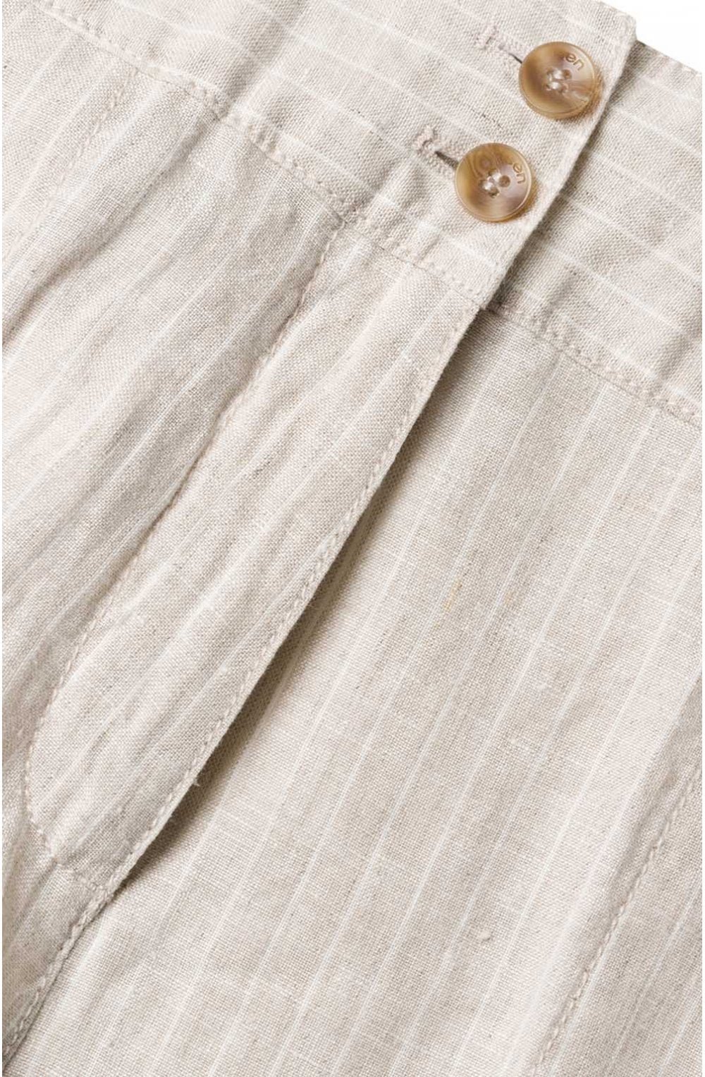 Light Sand Striped Culottes