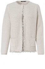 Light Sand Textured Knit Cardigan