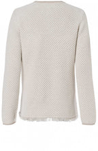 Light Sand Textured Knit Cardigan
