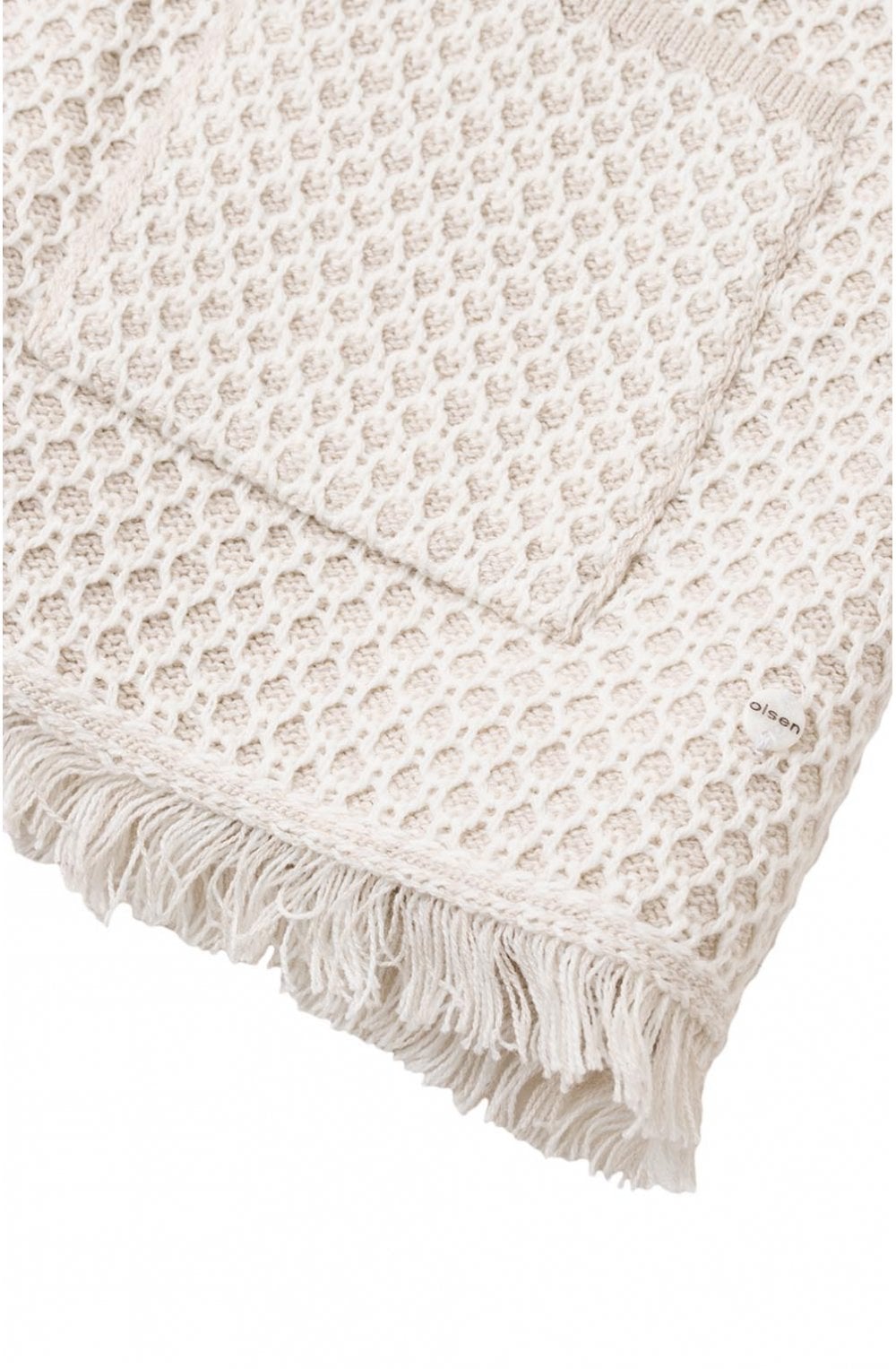 Light Sand Textured Knit Cardigan