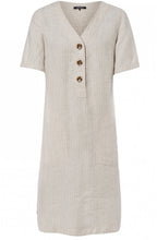 Light Stone Linen Dress
