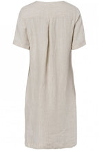 Light Stone Linen Dress