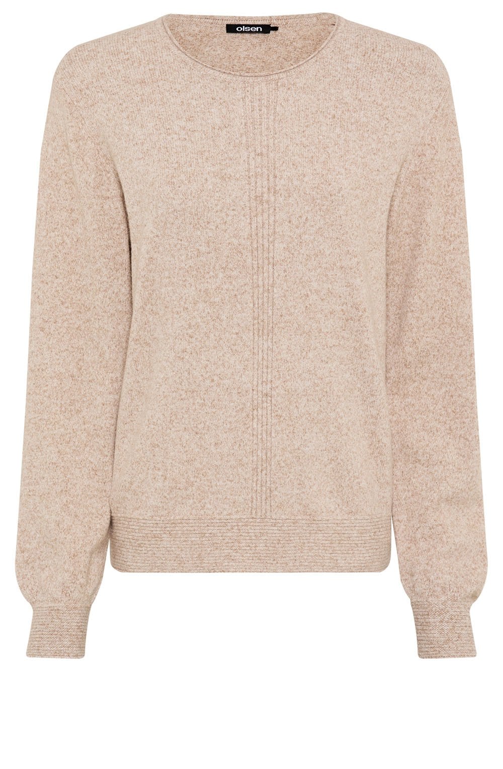 Light Toffee Balloon Sleeve Henny Jumper