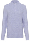 Lilac Pearl Half Zip Henny Jumper