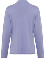 Lilac Pearl Horizontal Ribbed Cardigan