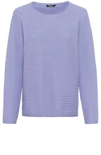 Lilac Pearl Horizontal Ribbed Henny Jumper