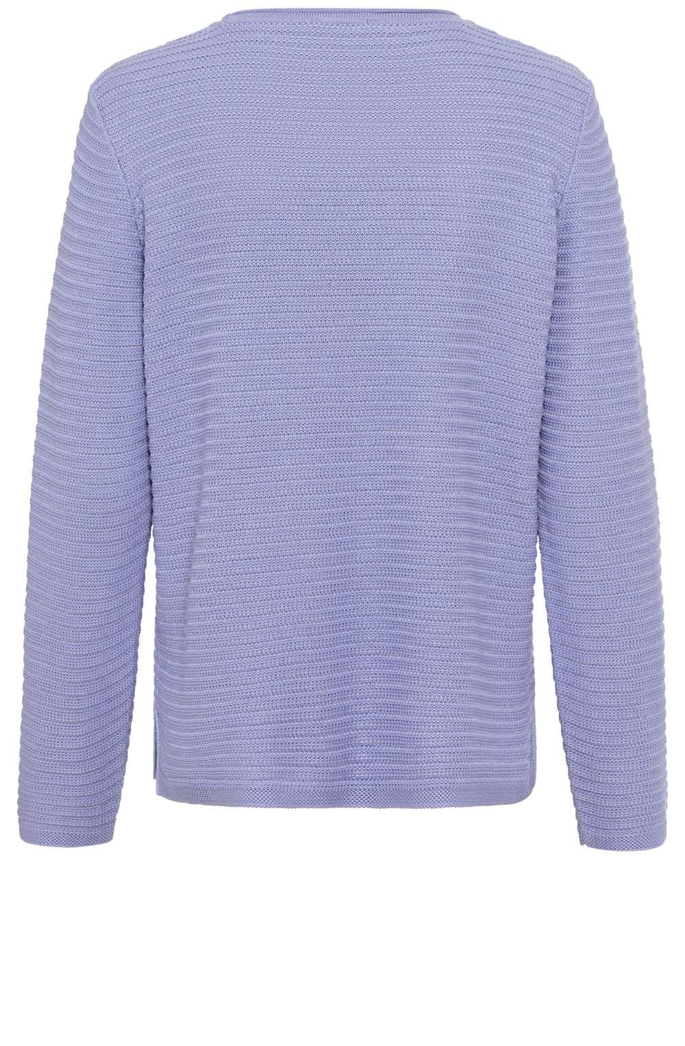 Lilac Pearl Horizontal Ribbed Henny Jumper