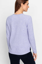 Lilac Pearl V Neck Henny Jumper
