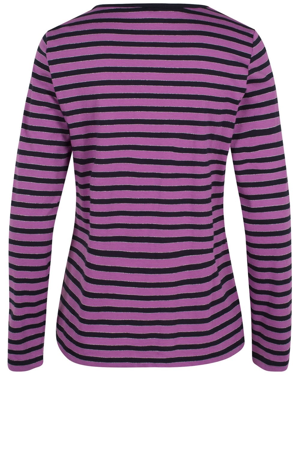 Lilac Striped Jersey Top