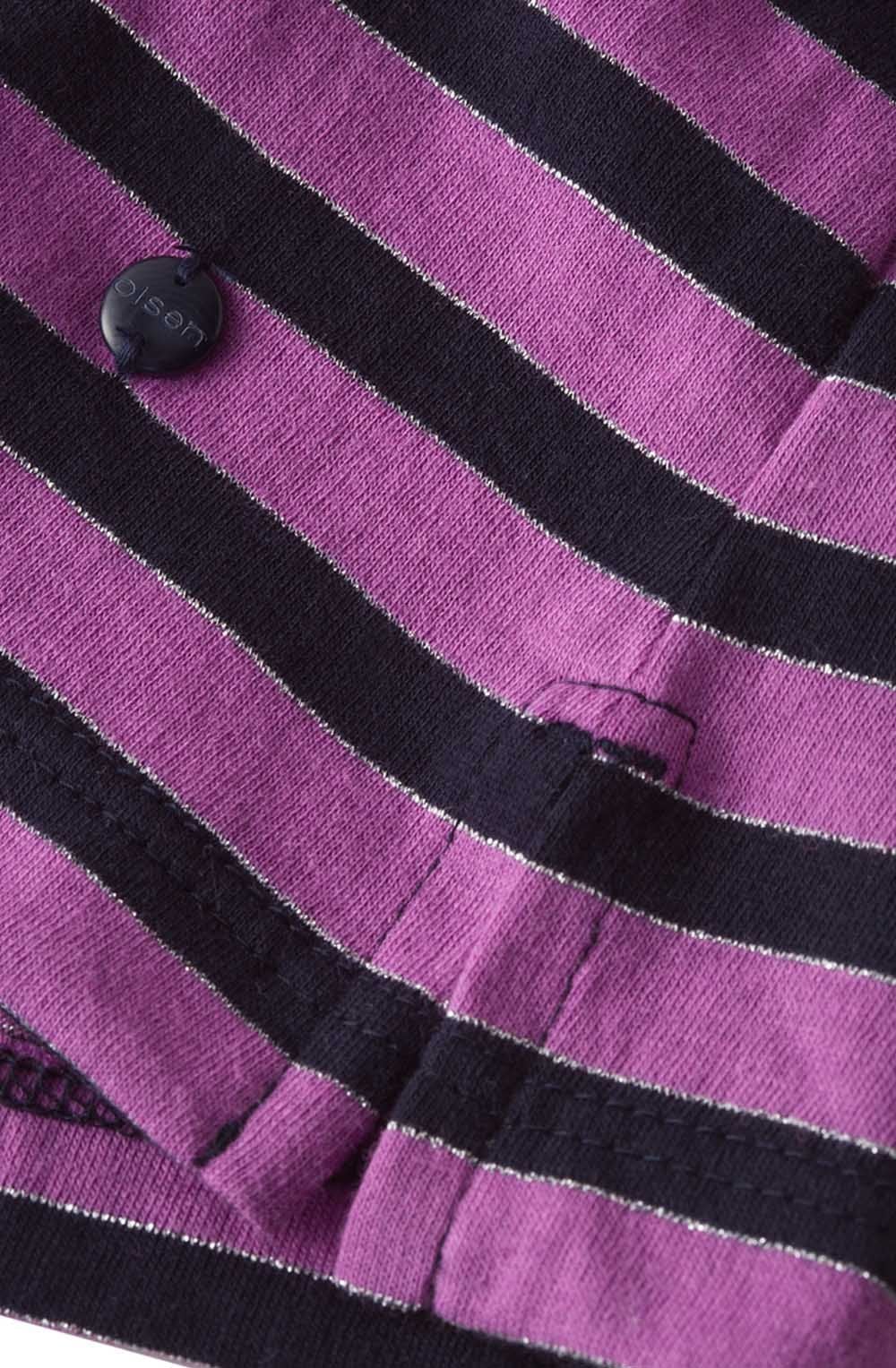 Lilac Striped Jersey Top