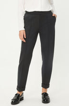 Lisa Black Jersey Straight Fit Trousers
