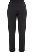 Lisa Black Jersey Straight Fit Trousers