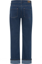 Lisa Cropped Jeans with Statement Turn Up Hem
