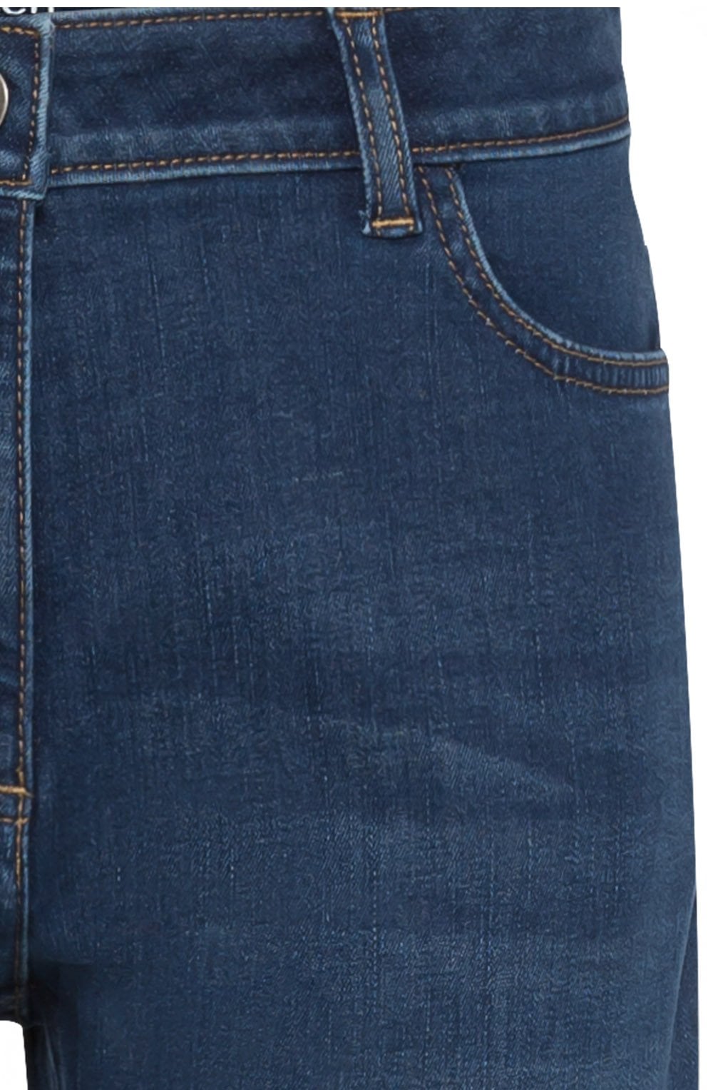 Lisa Cropped Jeans with Statement Turn Up Hem