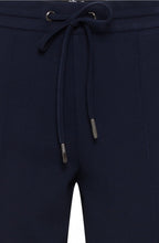 Lisa Ink Blue Straight Fit Jersey Trousers