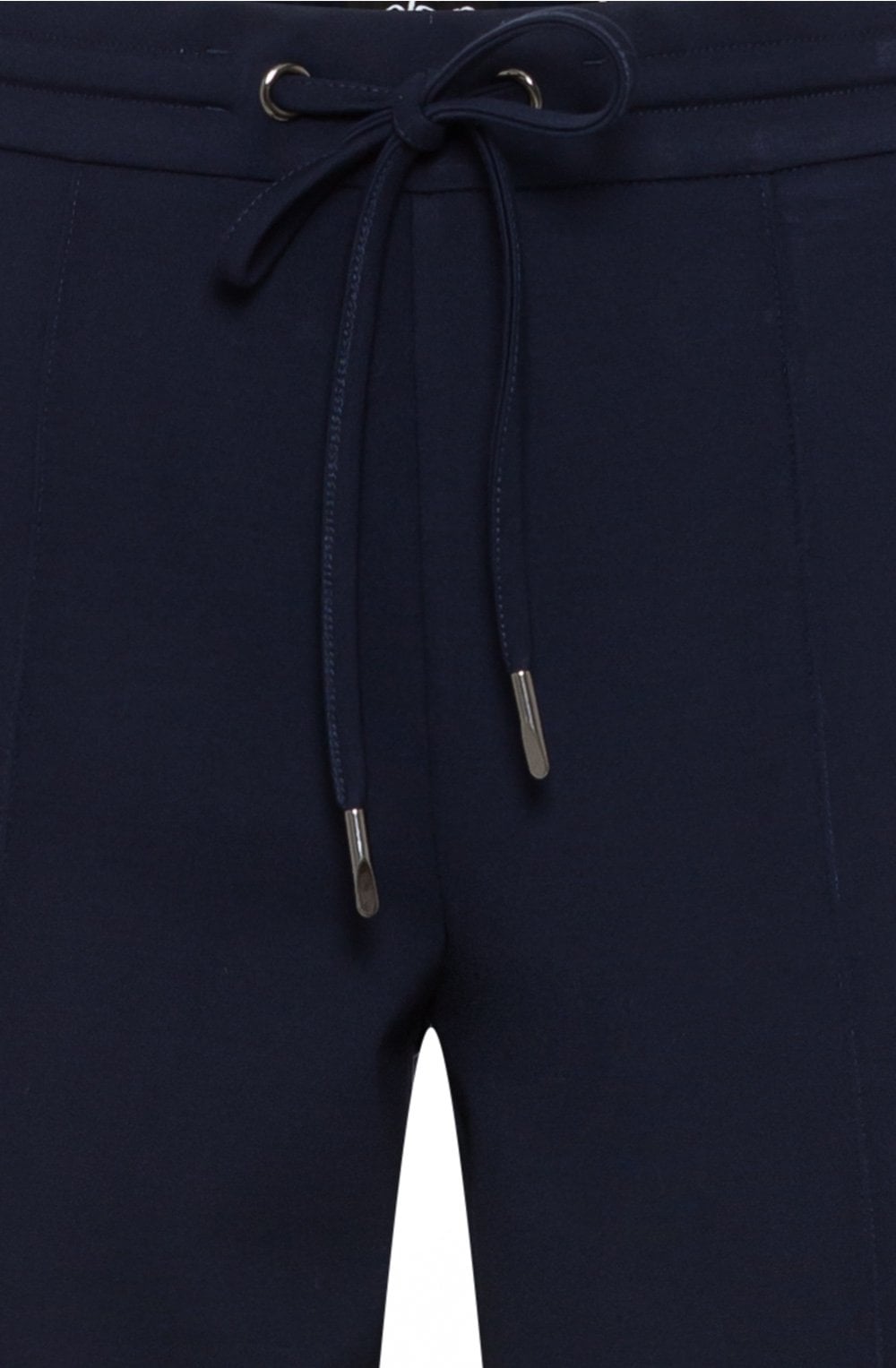 Lisa Ink Blue Straight Fit Jersey Trousers
