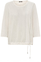 Marble Stone Loose Knit and Studs Sweater