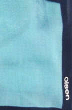 Midnight Teal Mixed Print Scarf