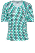 Mint Bold Print T Shirt