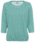 Mint Elasticated Hem Top