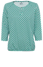 Mint Elasticated Hem Top