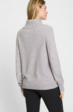 Misty Grey Half Zip Henny Jumper