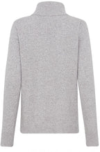 Misty Grey Half Zip Henny Jumper