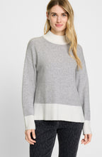 Misty Grey High Neck Relaxed Cora Jumper
