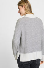 Misty Grey High Neck Relaxed Cora Jumper