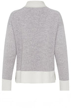 Misty Grey High Neck Relaxed Cora Jumper