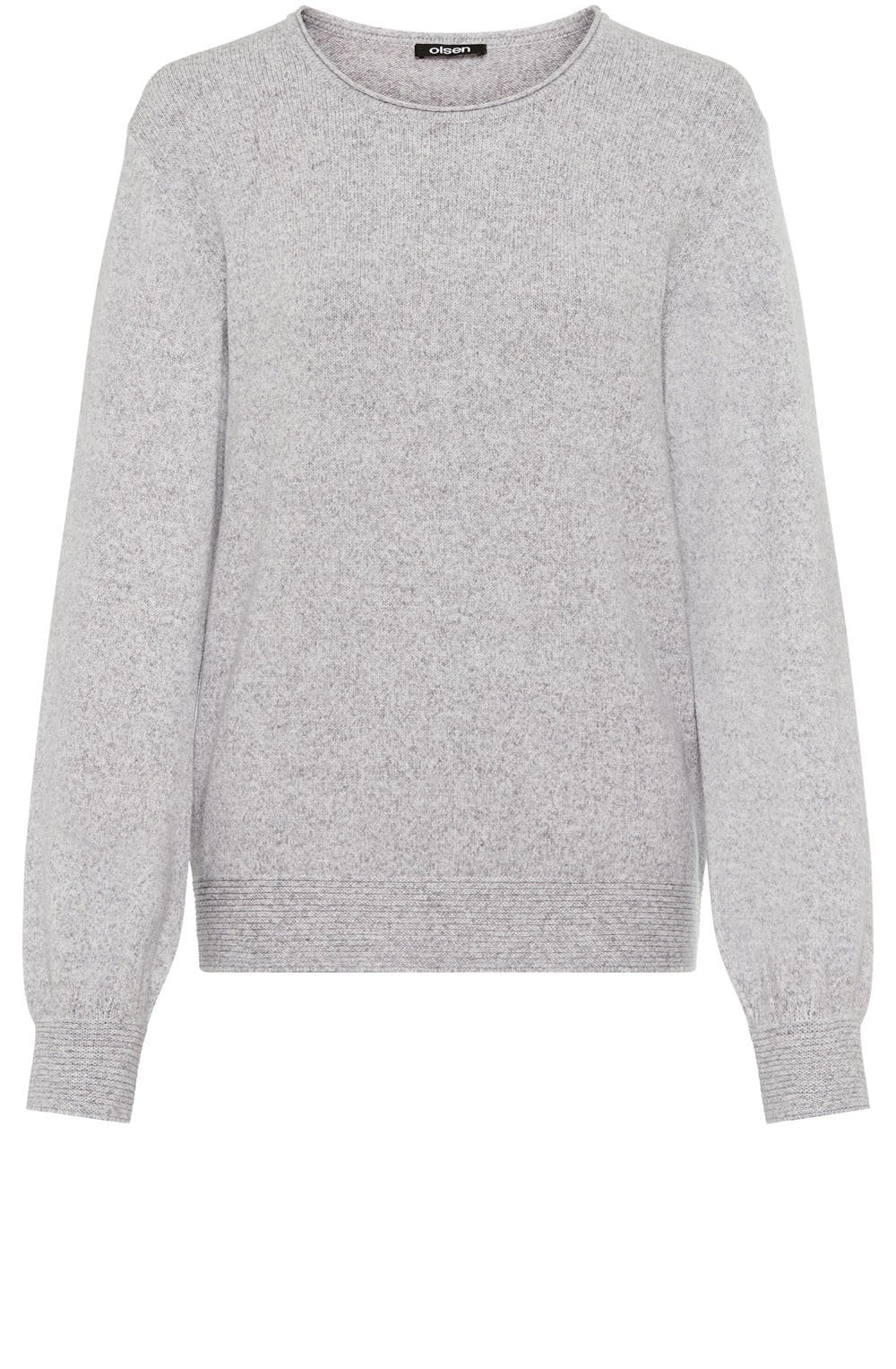 Misty Grey Round Neck Henny Jumper
