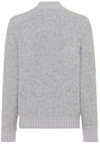 Misty Grey Textured Knit Henny Cardigan