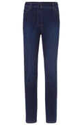 Mona Blue Denim Straight Leg Jeans