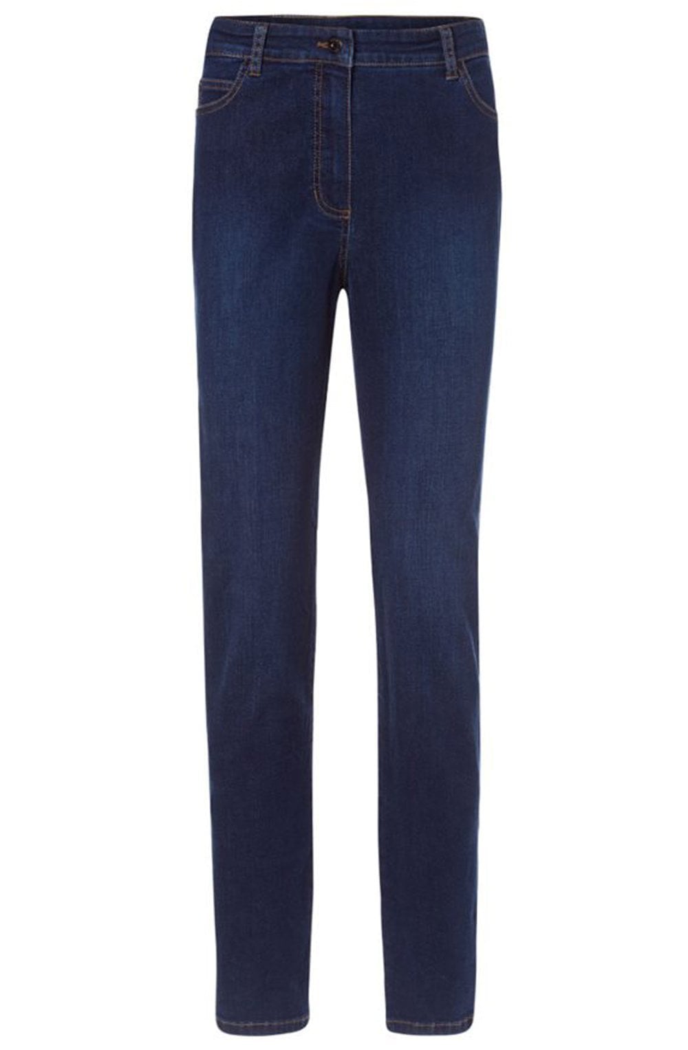 Mona Blue Denim Straight Leg Jeans